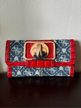 Vintage Guess Denim Wallet